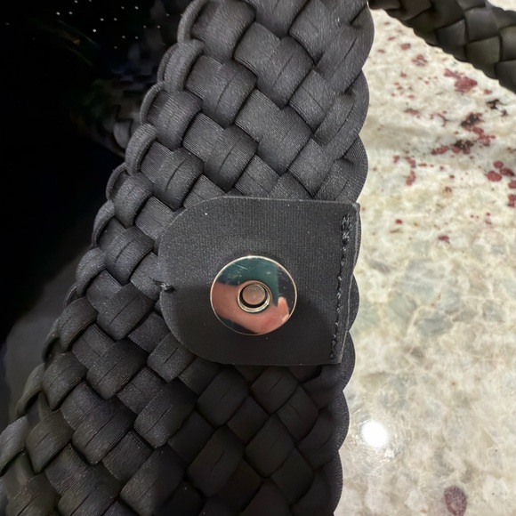 BCBGMaxAzria Black Braided Tote - Picture 8 of 11